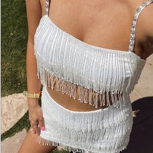 Swift fringe top
